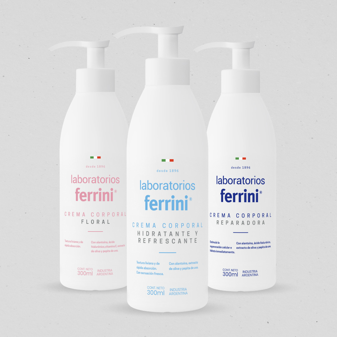 cremas corporales Ferrini